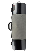 将图片加载到图库查看器,BAM 带谱包的高科技椭圆形小提琴箱