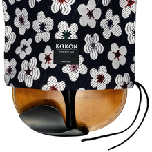 Load image into Gallery viewer, Kokon “Hana” Jacquard Viola Sleeve Drawstring Closure