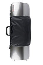 将图片加载到图库查看器,BAM 带谱包的高科技椭圆形紧凑中提琴箱