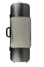 将图片加载到图库查看器,BAM 带谱包的高科技椭圆形紧凑中提琴箱