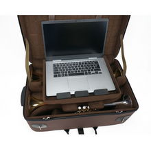 将图片加载到图库查看器,Marcus Bonna Case for 4 Piston Trumpets and Laptop model with Music bag