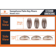 Load image into Gallery viewer, PROTEC Saxophone Palm Key Risers