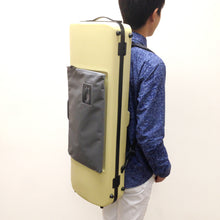 将图片加载到图库查看器,BAM 带谱包的高科技椭圆形小提琴箱