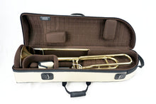 将图片加载到图库查看器,MB Case for Tenor Trombone model MB Light Nylon - Black with Music bag model MB with Trombone Stand Strap