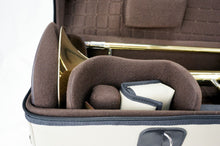 将图片加载到图库查看器,MB Case for Tenor Trombone model MB Light Nylon - Black with Music bag model MB with Trombone Stand Strap