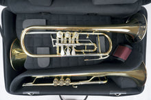将图片加载到图库查看器,Triple Case for 2 Trumpets and 1 Flugelhorn model MB XL with wheels