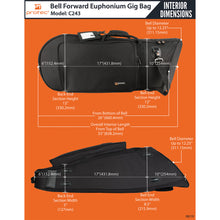 Load image into Gallery viewer, PROTEC Euphonium Deluxe Bag (Bell Forward)
