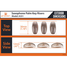 Load image into Gallery viewer, PROTEC Saxophone Palm Key Risers
