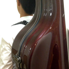 Load image into Gallery viewer, JW-EASTMAN Carbon Fiber Cello Case 2.9/Red Woved
