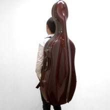 Load image into Gallery viewer, JW-EASTMAN Carbon Fiber Cello Case 2.9/Red Woved
